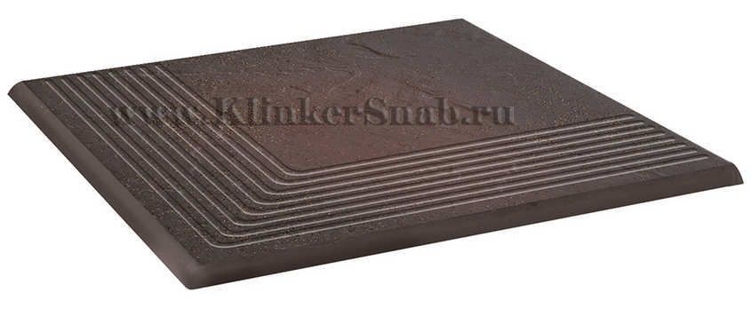 Ступень с насечками угловая Semir Rosa, Paradyz