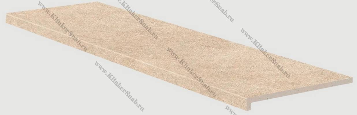 Фронтальная ступень Drach Beige recto 120, Exagres