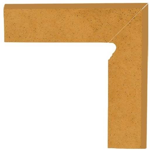 Клинкерный плинтус ступени правый 2-х элемен. Aquarius Beige, Paradyz