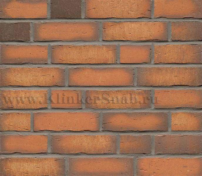 Фасадная термопанель Регент ППУ с плиткой Feldhaus Klinker R758NF14 vascu terracotta, толщина 40 мм., Feldhaus Klinker
