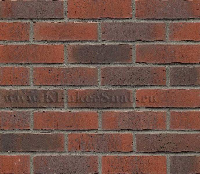 Фасадная термопанель Регент ППУ с плиткой Feldhaus Klinker R743NF14 vascu carmesi flores, толщина 40 мм., Feldhaus Klinker