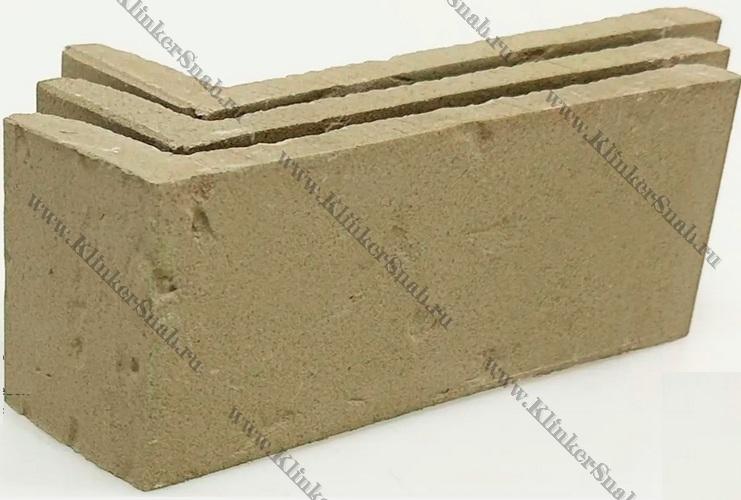 Клинкерный угловой элемент Moon Grey 8401(Y), Terramatic