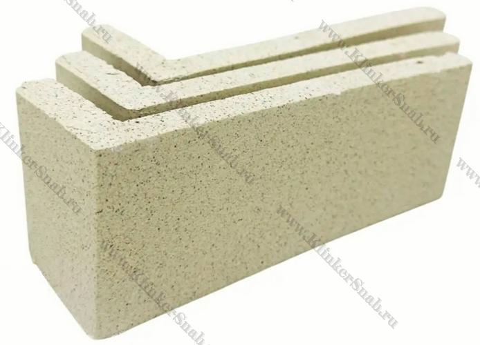 Клинкерный угловой элемент Moon White 3404(Y), Terramatic