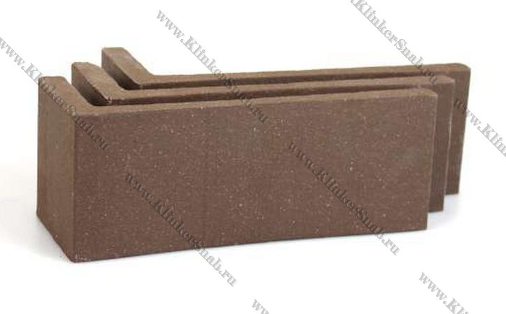 Клинкерный угловой элемент Moon Brown, Terramatic