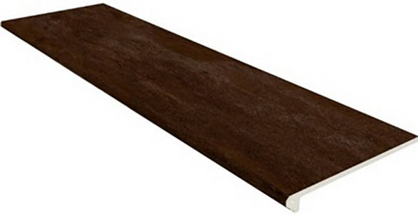 Ступень фронтальная Urban Caoba Round. Smooth 120 см., Gres de Aragon