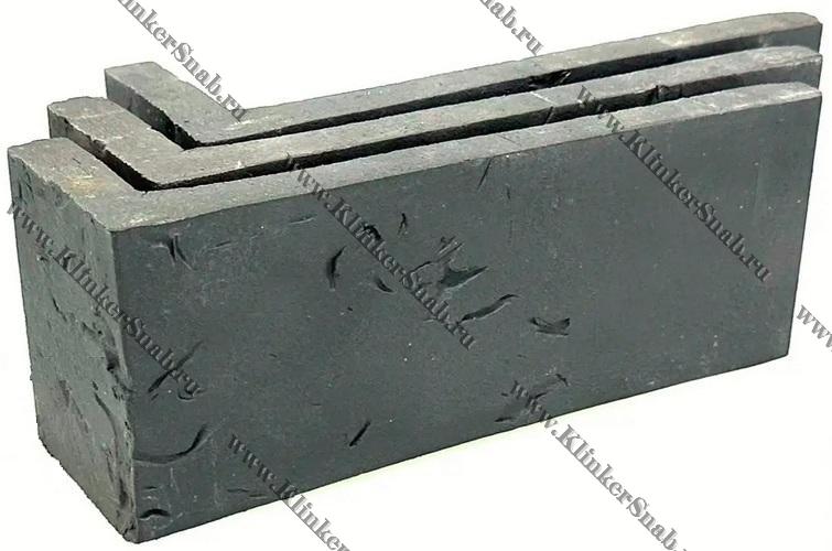 Клинкерный угловой элемент Moon Black 7403(Y), Terramatic