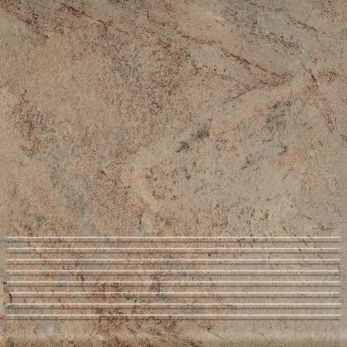 Простая ступень с насечками MATTONE PIETRA BEIGE, Paradyz