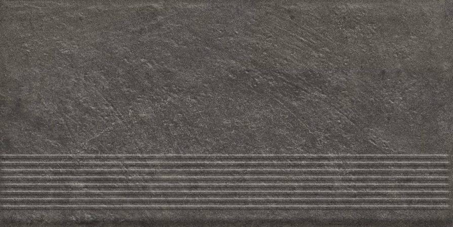 Простая ступень с насечками Carrizo basalt 600*300, Paradyz